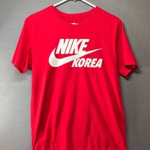 Nike Red Short‎ Sleeve Tee with Iconic Swoosh